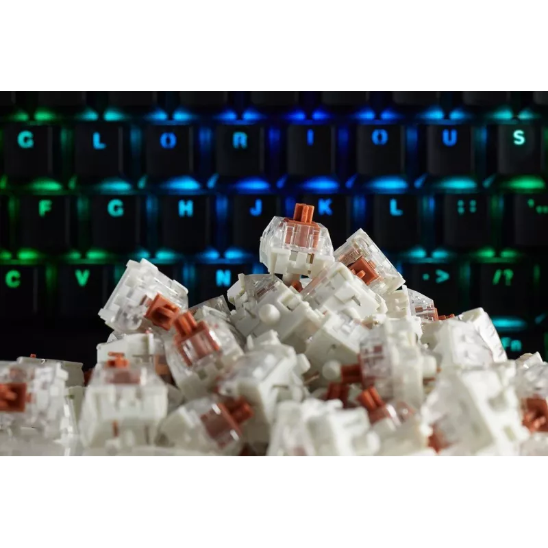 Glorious Kailh Speed Bronze -kytkimet, 120 kpl