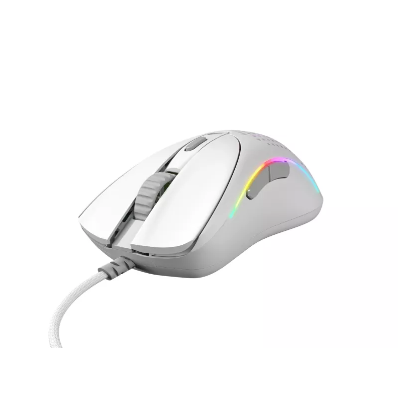 Glorious Gaming Glorious Model D 2 Wired - mattavalkoinen, oikeakätinen, optinen, USB Type-A, 26 000 DPI, valkoinen
