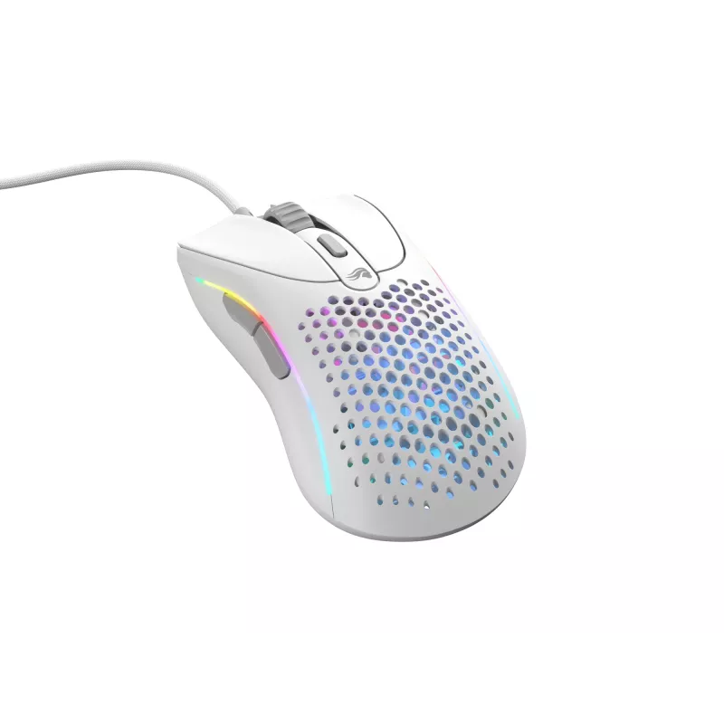 Glorious Gaming Glorious Model D 2 Wired - mattavalkoinen, oikeakätinen, optinen, USB Type-A, 26 000 DPI, valkoinen