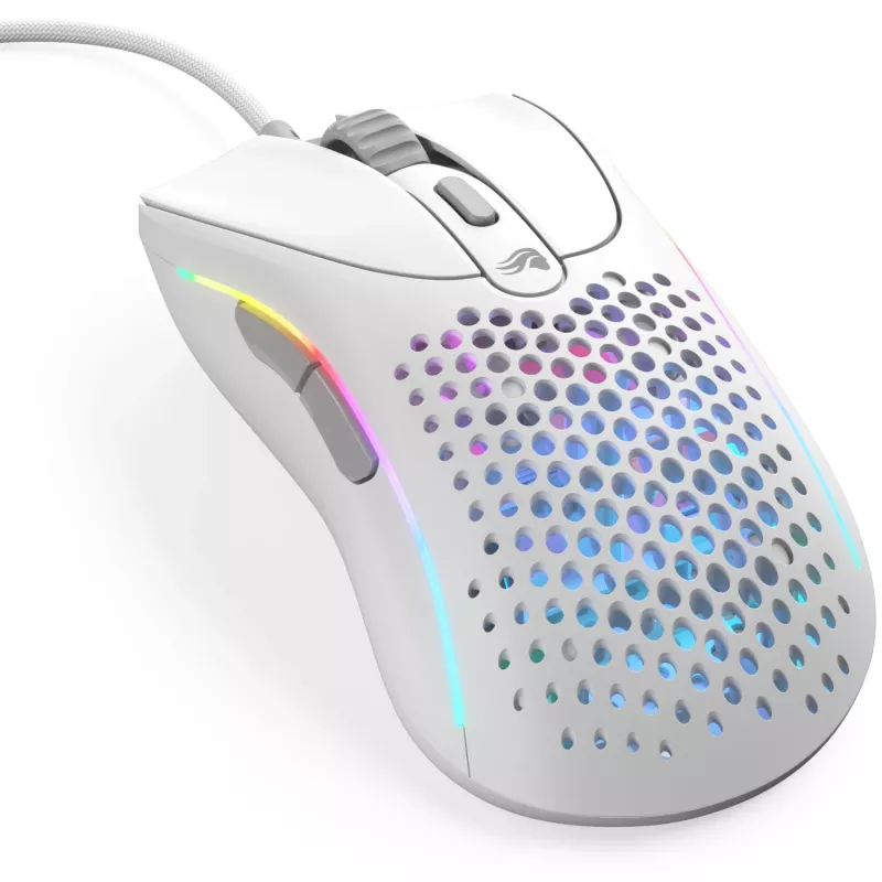 Glorious Gaming Glorious Model D 2 Wired - mattavalkoinen, oikeakätinen, optinen, USB Type-A, 26 000 DPI, valkoinen