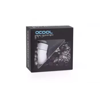 Asennussarja Alphacool Eiszapfen kulmasovitin 45° kääntyvä G1/4