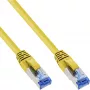 InLine verkkokaapeli S/FTP PiMF Cat.6A halogeeniton 500MHz keltainen 3m