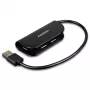 Axagon HUE-X4B USB-keskitin USB 2.0 480 Mbit/s musta