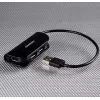 Axagon HUE-X4B USB-keskitin USB 2.0 480 Mbit/s musta
