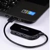 Axagon HUE-X4B USB-keskitin USB 2.0 480 Mbit/s musta