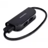 Axagon HUE-X4B USB-keskitin USB 2.0 480 Mbit/s musta