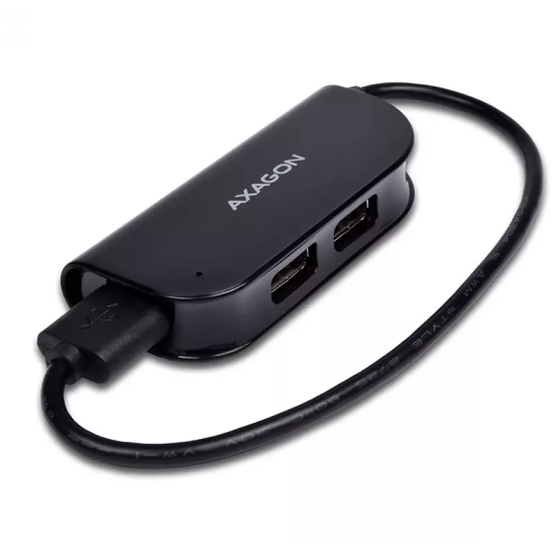 Axagon HUE-X4B USB-keskitin USB 2.0 480 Mbit/s musta