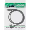 InLine DisplayPort 1.4 -kaapeli, 8K4K, vasemmalle kulma, musta/kulta, 3 m