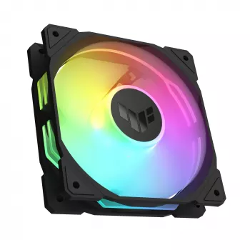 Tuuletin ASUS TUF Gaming TR120 ARGB Reverse Triple Pack — 3×120 mm, 2200 kierr./min, PWM, 2,75 mmH2O, 16 LEDs, musta