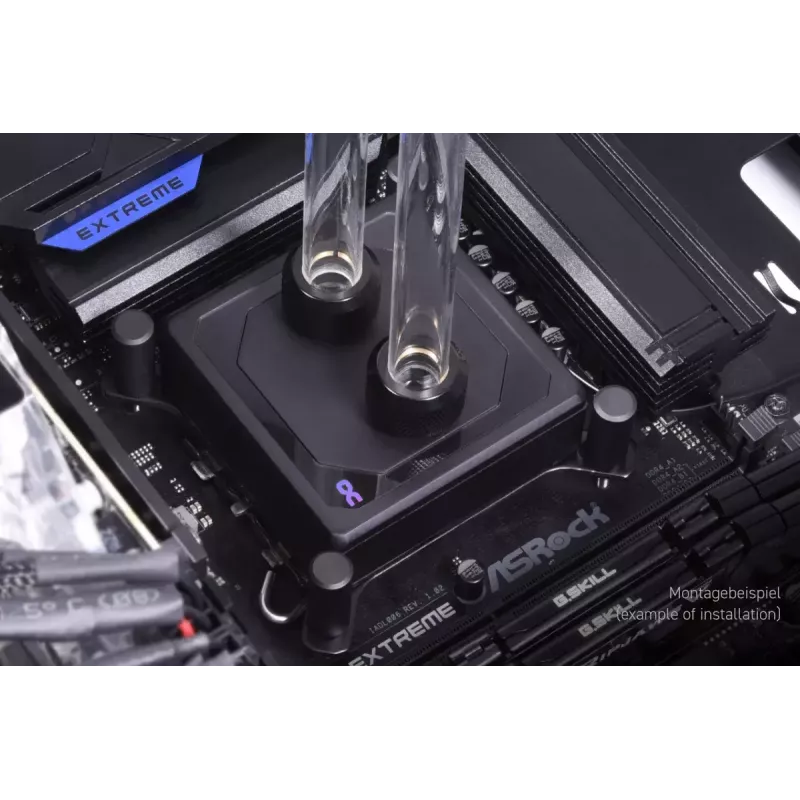 Vesijäähdytin Alphacool 13082 messinki kupari musta 70 mm