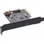 InLine 76660F liitäntäkortti, PCIe x4, USB 3.2 Gen 2x2 (20 Gb/s), 1x USB-C, matalaprofiilinen