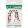 InLine-tuuletinadapterikaapeli Y-kaapeli 3-napainen Molex-liitin / 6x 3-napainen Molex-pistoke
