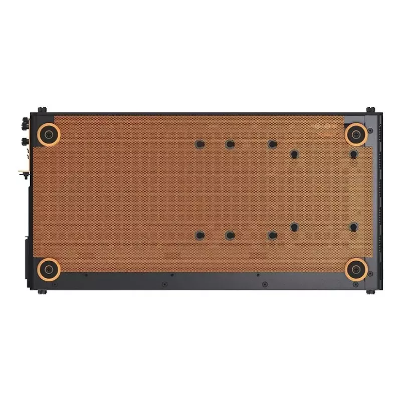 Tietokonekotelo JONSPLUS MATX Handle Case Z20 – musta-oranssi