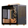 Tietokonekotelo JONSPLUS MATX Handle Case Z20 – musta-oranssi