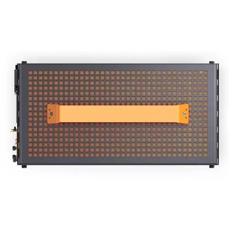 Tietokonekotelo JONSPLUS MATX Handle Case Z20 – musta-oranssi