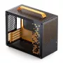 Tietokonekotelo JONSPLUS MATX Handle Case Z20 – musta-oranssi