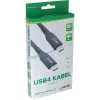 USB4-kaapeli InLine 35901A 1m USB-C pistoke/pistoke 8K60Hz musta