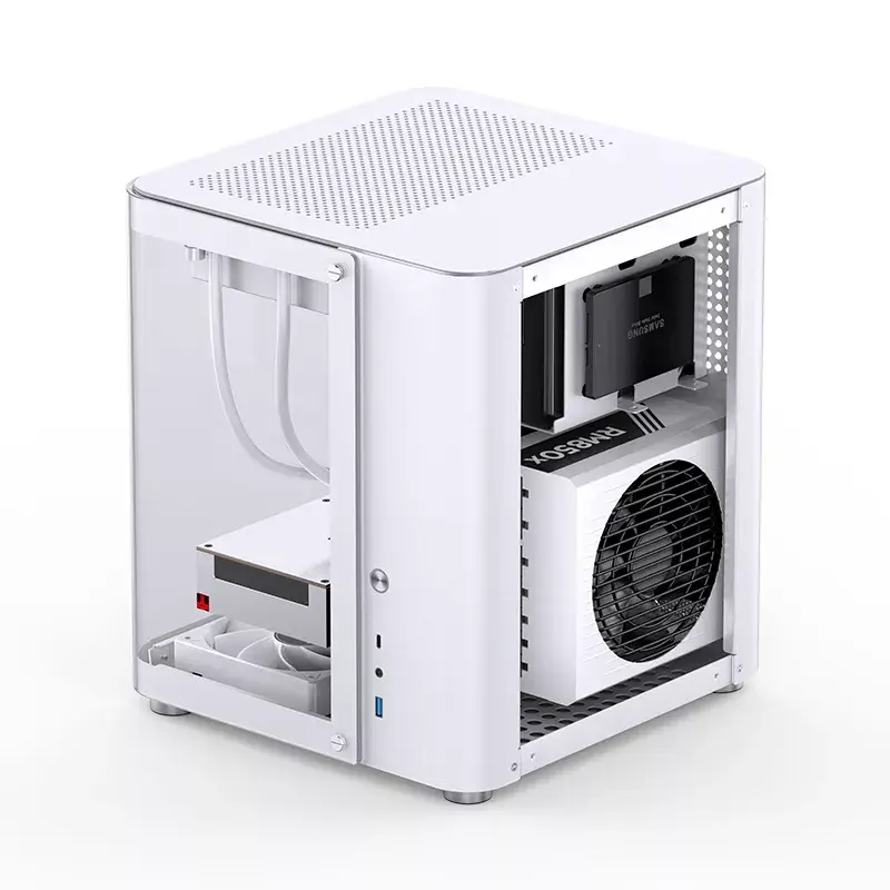 Jonsbo TK-1 2.0 Mini Tower valkoinen PC-kotelo