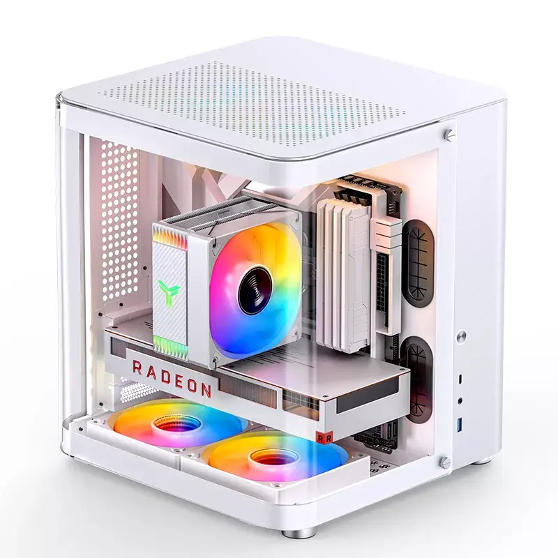 Jonsbo TK-1 2.0 Mini Tower valkoinen PC-kotelo