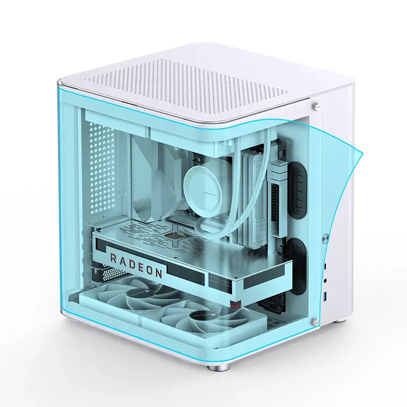 Jonsbo TK-1 2.0 Mini Tower valkoinen PC-kotelo