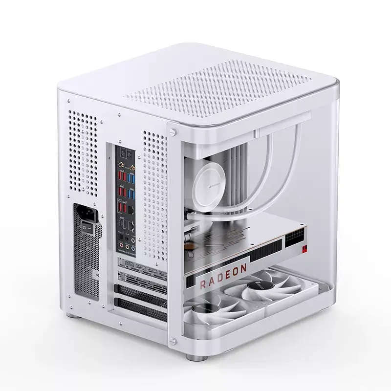 Jonsbo TK-1 2.0 Mini Tower valkoinen PC-kotelo