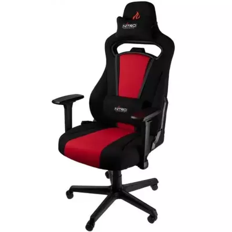 Pehmustettu istuin Nitro Concepts E250 musta punainen korkeussäädettävä