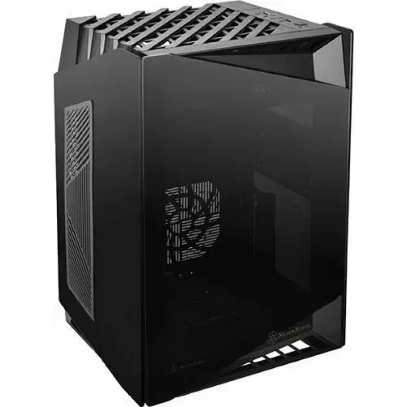 Tietokonekotelo SilverStone SST-LD03B-AF Mini-ITX musta