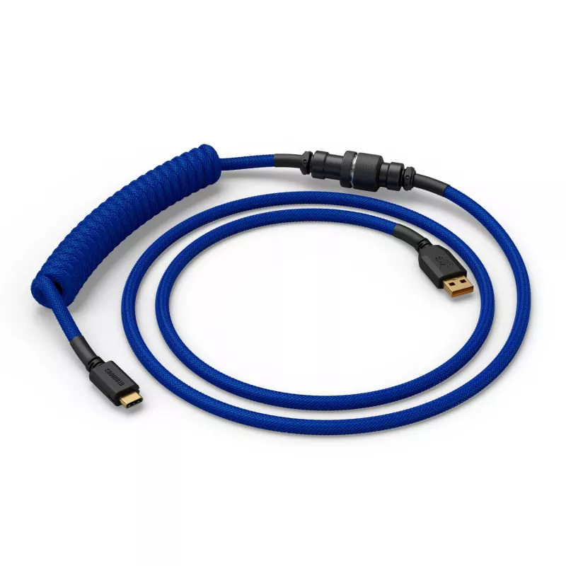 Spiraalikaapeli USB GLORIOUS mekaanisiin näppäimistöihin, GMMK Cobalt Blue GLO-KB-ACC-CBL-COIL-CBLU