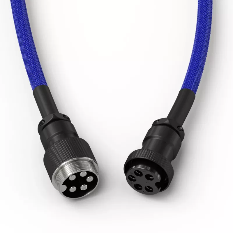 Spiraalikaapeli USB GLORIOUS mekaanisiin näppäimistöihin, GMMK Cobalt Blue GLO-KB-ACC-CBL-COIL-CBLU