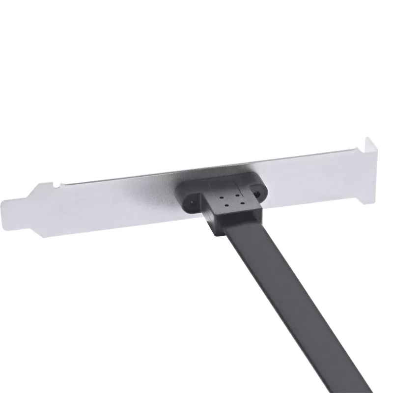 InLine PCI-paikkapeite, USB-C - USB 3.2 etupaneeli Key-A sisäinen, 0,3 m