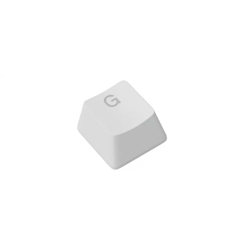 Näppäimistön näppäinhatut Triton Glorious Doubleshot Keycaps V2 — ABS, valkoinen, yhteensopiva GMMK:n kanssa