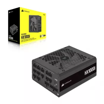 CORSAIR virtalähde - 1000 wattia - Hx1000i - täysin modulaarinen erittäin hiljainen Platinum ATX PC (EU)