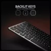 Axagon HMC-KB-US, USB 5Gbps keskitin näppäimistöllä, HDMI 4K/60Hz, 3x USB-A, SD/mSD, ääni, PD 100, US-asettelu