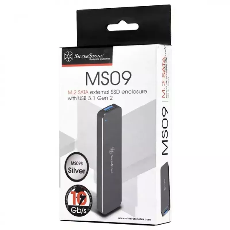 SSD-kotelo Silverstone MS09