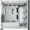 CORSAIR iCUE 5000X RGB - Tempered Glass Mid-Tower ATX PC Smart -kotelo - valkoinen
