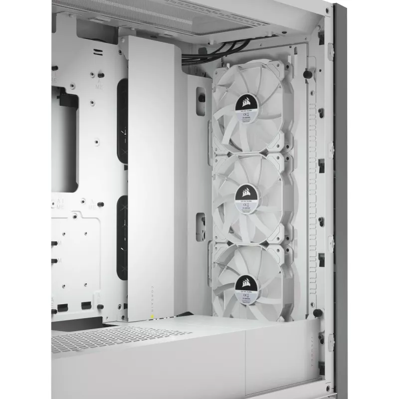 CORSAIR iCUE 5000X RGB - Tempered Glass Mid-Tower ATX PC Smart -kotelo - valkoinen