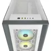 CORSAIR iCUE 5000X RGB - Tempered Glass Mid-Tower ATX PC Smart -kotelo - valkoinen