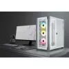 CORSAIR iCUE 5000X RGB - Tempered Glass Mid-Tower ATX PC Smart -kotelo - valkoinen