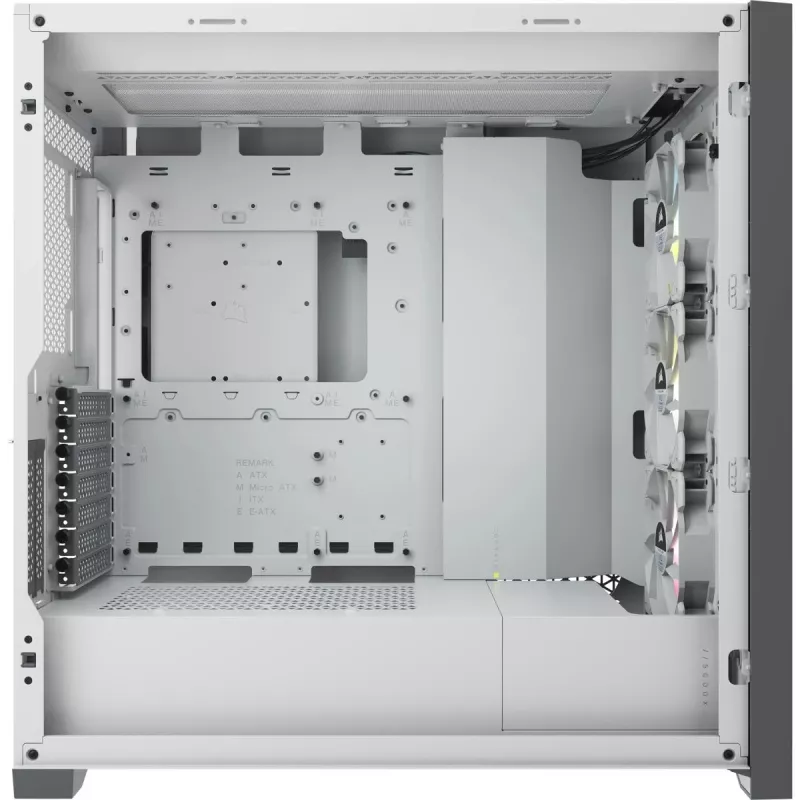 CORSAIR iCUE 5000X RGB - Tempered Glass Mid-Tower ATX PC Smart -kotelo - valkoinen