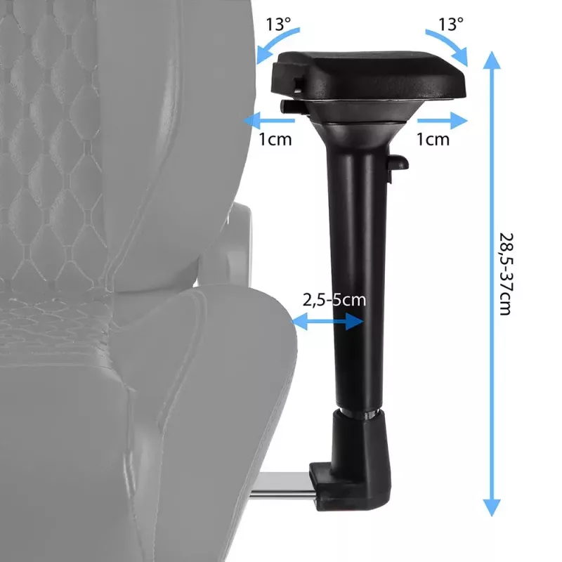 noblechairs EPIC NBL-PU-BLU-002 pelituoli, musta/sininen