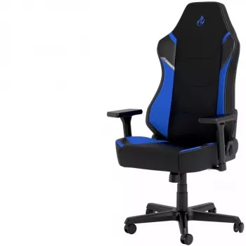 PC-pelituoli Nitro Concepts X1000 pehmustettu istuin musta sininen 135 kg