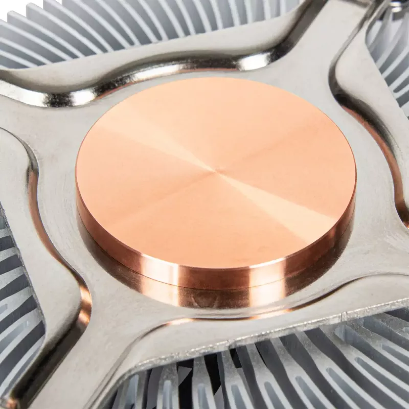 SilverStone SST-NT07-1700 matalaprofiilinen suorittimen ilmajäähdytin, 80 mm, 1500–3600 rpm, musta