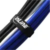 InLine-kaapelisiteet tarranauhalla 20×200 mm, 10 kpl:n pakkaus, musta