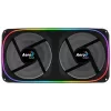 Aerocool ASTRO24 Dual Fan PC 12 cm ARGB LED tärinänvaimennus musta