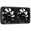 Aerocool ASTRO24 Dual Fan PC 12 cm ARGB LED tärinänvaimennus musta