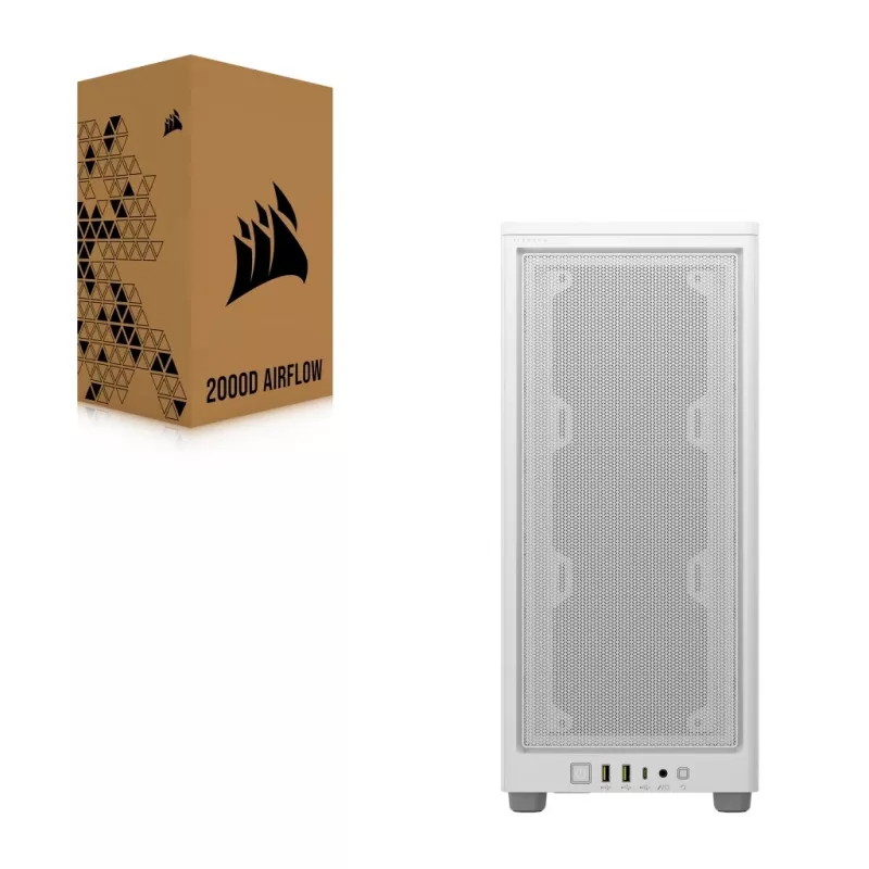 PC-kotelo Corsair 2000D AIRFLOW Small Form Factor valkoinen