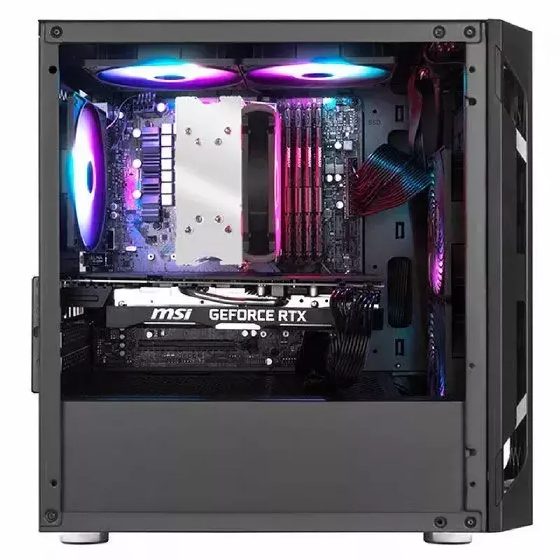 Silverstone FARA H1M Micro Tower PC-kotelo musta
