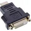 InLine HDMI - DVI adapteri pistoke / 24+1 liitin kullattu, 4K2K