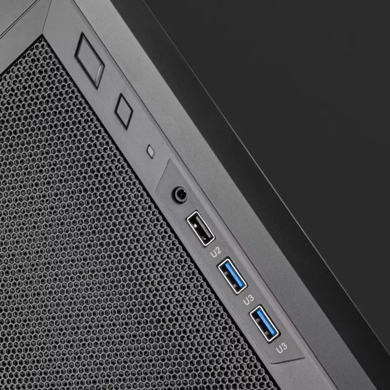 PC-kotelo Silverstone FARA 311 Micro ATX, musta