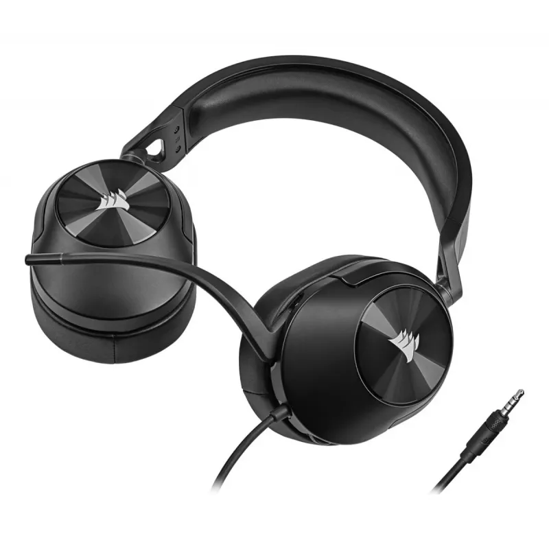 CORSAIR pelikuulokkeet Hs55 – 3,5 mm – stereo – carbon